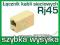 078 ŁĄCZNIK ADAPTER WTYKU RJ45 8P8C GOLD PLATED