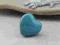 GAŁKA CERAMICZNA DO MEBLI - TURKUSOWE SERDUSZKO