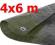 Plandeka zielona 4x6m GRUBA (130g)
