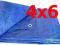 Plandeka niebieska 4x6m (75g)