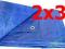 Plandeka niebieska 2x3m (75g)