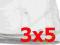 Plandeka biała 3x5m (75g)