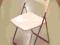 Krzesło składane białe - komplet 5 szt.