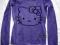 Fioletowy sweterek hello kiti H&amp;M 152 158