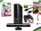 XBOX 360 SLIM 500GB +KINECT+28+ FIFA 15+HDMI+2PADY