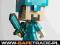 ORYGINALNA FIGURKA MINECRAFT STEVE DIAMOND DIAX HD