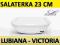 SALATERKA 23 CM LUBIANA VICTORIA BIAŁA GATUNEK 1