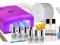 ZESTAW HYBRYDOWY DO PAZNOKCI 7 LAKIER UV LED LAMPA