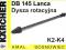 Lanca z dyszą rotacyjną KARCHER K2-K4 DB 145