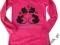 Tunika z kotami 122-128 róż
