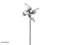 Wiatraczek Ozdobny Blomus Viento 19cm Stalowy