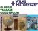 Globus 220 trasami odkrywców+Atlas historyczny