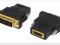 ADAPTER GNIAZDO HDMI - DVI WTYK GOLD PRZEJŚCIÓWKA