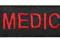 Naszywka MEDYKA 8,5x4cm NASZYWKI medyczne  MEDIC