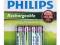 Akumulator Philips R03B4RTU10/10 AAA 1000mAh 4 szt