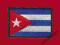 VAR Naszywka,  FLAGA KUBY - KUBA
