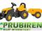 pn TRAKTOR PEDAŁY JCB ŻÓŁTY ROLLY TOYS HIT JEŹDZIK