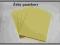 Papier kolorowy 100 ark A4 żółty pastelowy 160g
