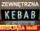 KEBAB - Reklama, tablica LED, zewn. miga + PILOT