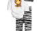 H&amp;M 3częsciowy komplet w zebre 56cm