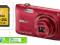 DOSKONAŁY Nikon S3600 CZERWONY __ + 4GB   !!!!