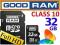 32GB KARTA PAMIECI GOODRAM MICRO CLASS 10 UHS-1 FV