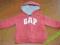 GAP BABY bluza z kapturem 12-18 MCY czerwona EXTRA