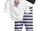 H&amp;M KOMPLET 3 CZĘŚCI MICKY ROZ 56 1-2M