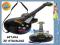 Playme GITARA ROCKOWA pasek struny ZASILANA Black