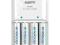 Ładowarka Sanyo MQN04 + 4 x AA NiMH 1900 mAh R