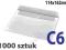 Koperty białe biurowe 114x162 C6 SK 1000 szt.