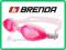 OKULARY PŁYWACKIE BRENDA WS-700 PINK -W-wa