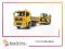 BRUDER - MAN TGA POJAZD Z  JCB 4CX + GRATIS