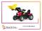 ROLLY TOYS - TRAKTOREK NA PEDAŁY MF 8650 + GRATIS