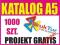 KATALOG firmowy ofertowy A5 8str 1000 szt+PROJEKT