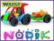 AUTO Z PRZYCZEPĄ I KID CAREM COLOR CARS WADER 24H