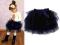 BREEZE granatowa SPÓDNICZKA tutu 134 D338 ŚWIĘTA