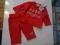 Babaluno śliczny świąteczny komplecik r.56-62