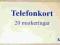 Szwedzka więzienna karta telefoniczna 20 Mark...