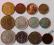 12 x Różne Monety o nominale 