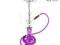 SHISHA GOLD&amp;VIOLET 1WĄŻ (63714)