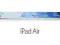 APPLE IPAD AIR 16GB SILVER NOWY +GRATIS Z POLSKI