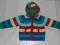 SWETER SWETEREK Z KAPTUREM 6-9M 74 PASY