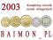 Rocznik 2003 monet obieg. z worków menn. (0,38)