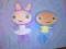DWIE INTERAKTYWNE MASKOTKI WAYBULOO FISHER PRICE