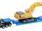 SIKU Ciężarówka z Platformą + Koparka 1847 nowe