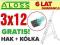DRABINY drabina aluminiowa 3x12 ALOSS - 9,30m HIT!