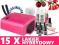 MANICURE HYBRYDOWY zestaw 15+lakier lampa 36W +inn