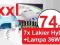 74zł * ZESTAW XXL LAMPA 36W * 7x Lakiery Hybrydowe