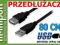 PRZEDŁUŻACZ KABLA USB 2.0 80 CM FAKTURA VAT